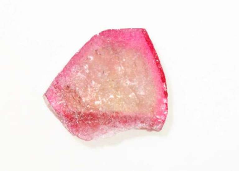 Natural Pink Tourmaline Slice - 8.55 cts.