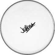 Jeff Beck Signed Facsimile Clear Drumhead