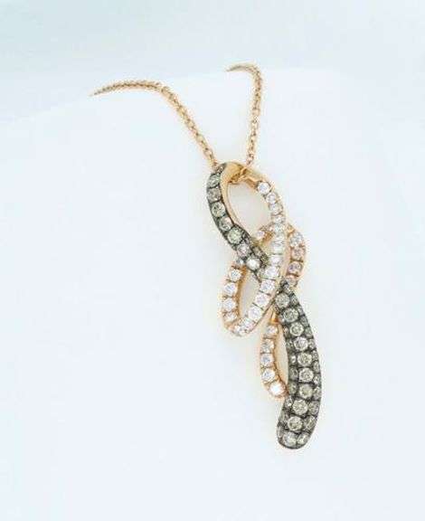 Le Vian 14K Rose Gold Diamond Necklace