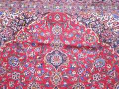 Hand Woven Semi Antique Persian Kashan 13.2x9.7