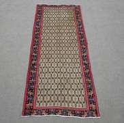 Hand Woven Semi Antique Persian Sarab 9.5x3.10