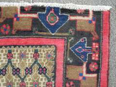 Hand Woven Semi Antique Persian Sarab 9.5x3.10