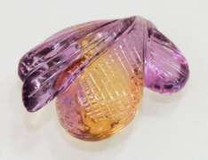 Sweet Hand-carved Ametrine Papaya