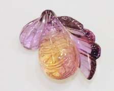 Sweet Hand-carved Ametrine Papaya