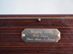 Italian Hand Crafted Musical Inlaid Wooden Jewelry Box