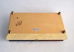 Italian Hand Crafted Musical Inlaid Wooden Jewelry Box