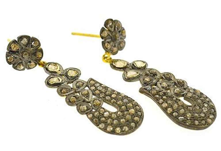 Dangle Diamond Earrings