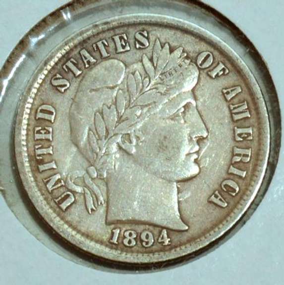 1894 Barber Dime
