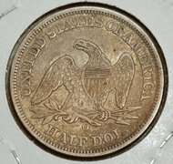 1854-O Liberty Seated Half Dollar