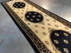 Classic French Euro Abossan  Design 8ft Area Runner