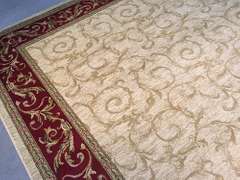 Decorative French Solid Design Area Rug 8X10