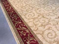 Decorative French Solid Design Area Rug 8X10