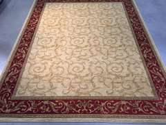 Decorative French Solid Design Area Rug 8X10
