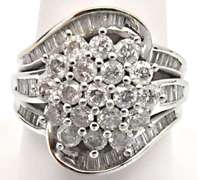 2 Carat Diamond Ring in 14kt Gold