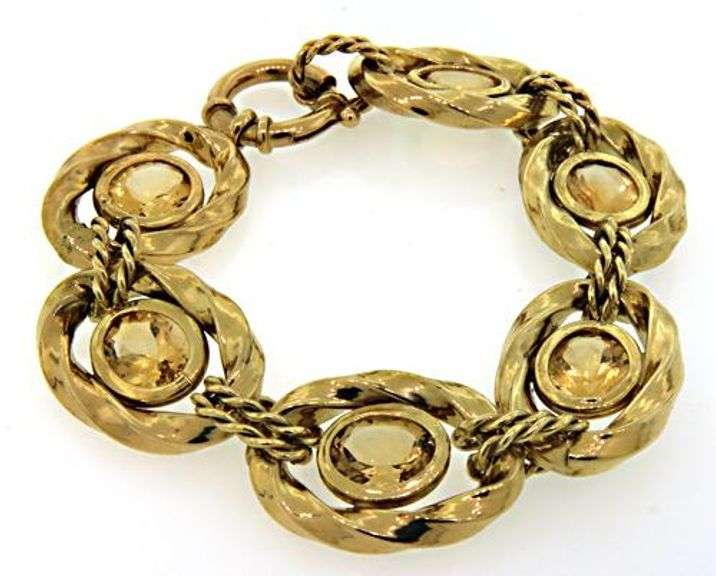 Trendy Mixed Lot of Sterling and Gold Plate Bracelets