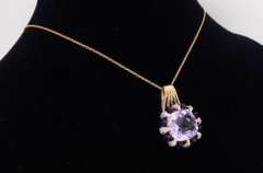 Le Vian 14K Rose Gold Amethyst & Diamond Necklace