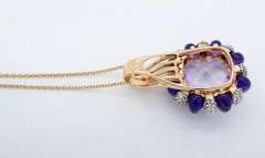 Le Vian 14K Rose Gold Amethyst & Diamond Necklace