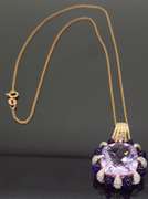 Le Vian 14K Rose Gold Amethyst & Diamond Necklace