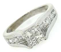 Classic Style Multi Diamond Bridal Set