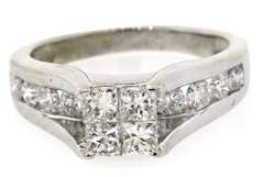 Classic Style Multi Diamond Bridal Set