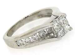 Classic Style Multi Diamond Bridal Set