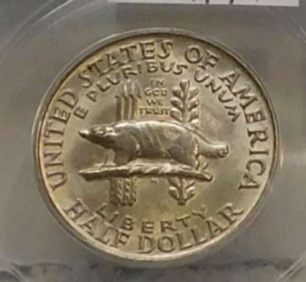 1936 Wisconsin Commemorative Half Dol.  ANACS MS-65