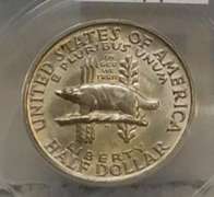 1936 Wisconsin Commemorative Half Dol.  ANACS MS-65