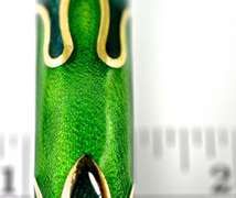 Gorgeous Vibrant Enameled 14K Bangle