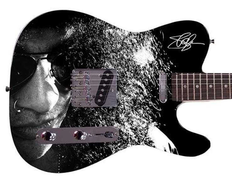 Guns N Roses Slash Facsimile Autographed Custom Graphics Guitar
