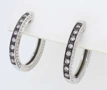Diamond Hoop Earrings
