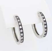 Diamond Hoop Earrings