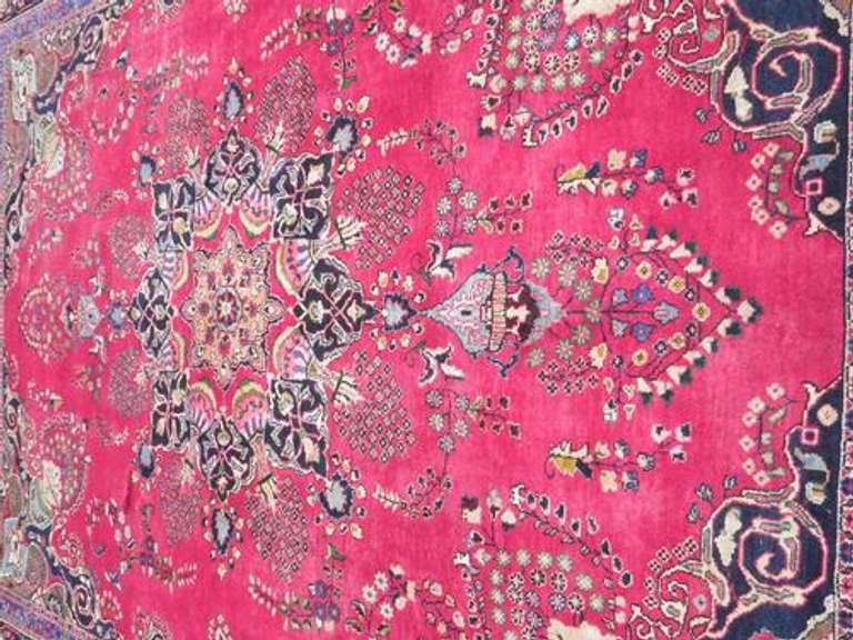 Quite Mesmerizing Semi Antique Persian Tabriz 12.7x9.10