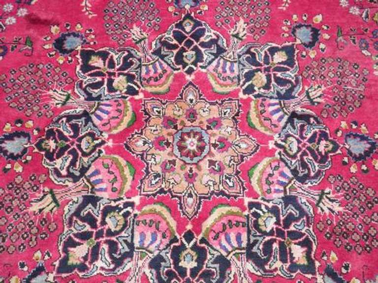 Quite Mesmerizing Semi Antique Persian Tabriz 12.7x9.10