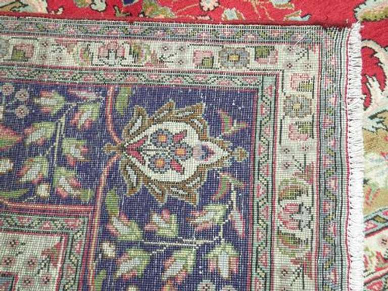 Extremely Gorgeous Semi Antique Persian Tabriz 13.2x9.8