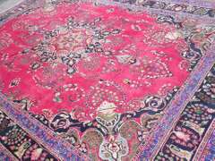 Quite Mesmerizing Semi Antique Persian Tabriz 12.7x9.10