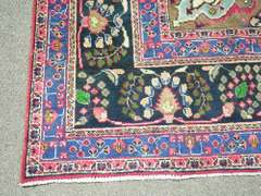 Quite Mesmerizing Semi Antique Persian Tabriz 12.7x9.10