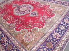 Extremely Gorgeous Semi Antique Persian Tabriz 13.2x9.8