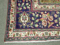 Extremely Gorgeous Semi Antique Persian Tabriz 13.2x9.8
