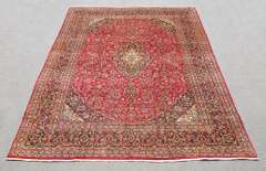 Hand Woven Semi Antique Persian Kashan 13x9.8