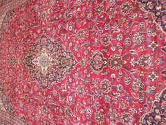 Hand Woven Semi Antique Persian Kashan 13x9.8