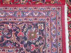 Hand Woven Semi Antique Persian Kashan 13x9.8