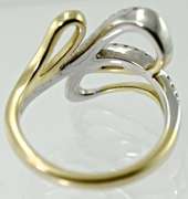 Sweet Free Form 14K Diamond Cluster