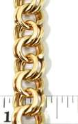 Vintage 14K Yellow Gold Heavy Charm Bracelet