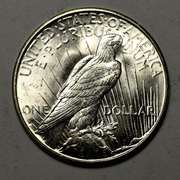 Brillant Unc 1935-S Peace Silver Dollar