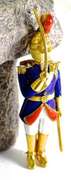 Incredible 18K Enamelled Palace Guard Brooch