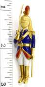 Incredible 18K Enamelled Palace Guard Brooch
