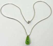 Intriguing 14K Jade Necklace