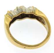 Classic 3 Stone Cluster Ring