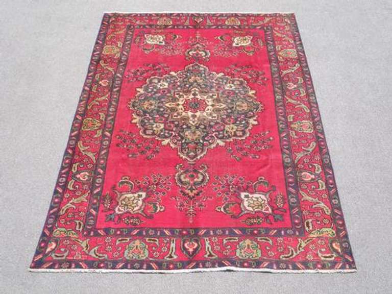 Quality Semi Antique Persian Tabriz 9.4x6.4
