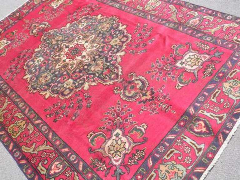 Quality Semi Antique Persian Tabriz 9.4x6.4